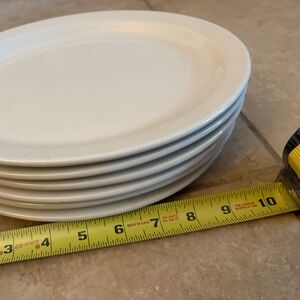 Vintage 6 Buffalo China restaurantware restaurant wear oval plates platters 9.5”